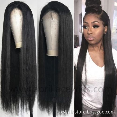Cheap Raw Virgin Cuticle Aligned Brazilian Human Hair Transparent Lace Frontal Human Hair Lace Front Wigs Brazilian Curly Wig